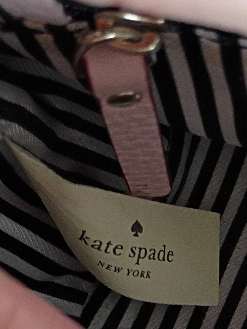 Kate Spade Classic Casual Light Pink Pebbled Leather Mini Small Satchel Handbag